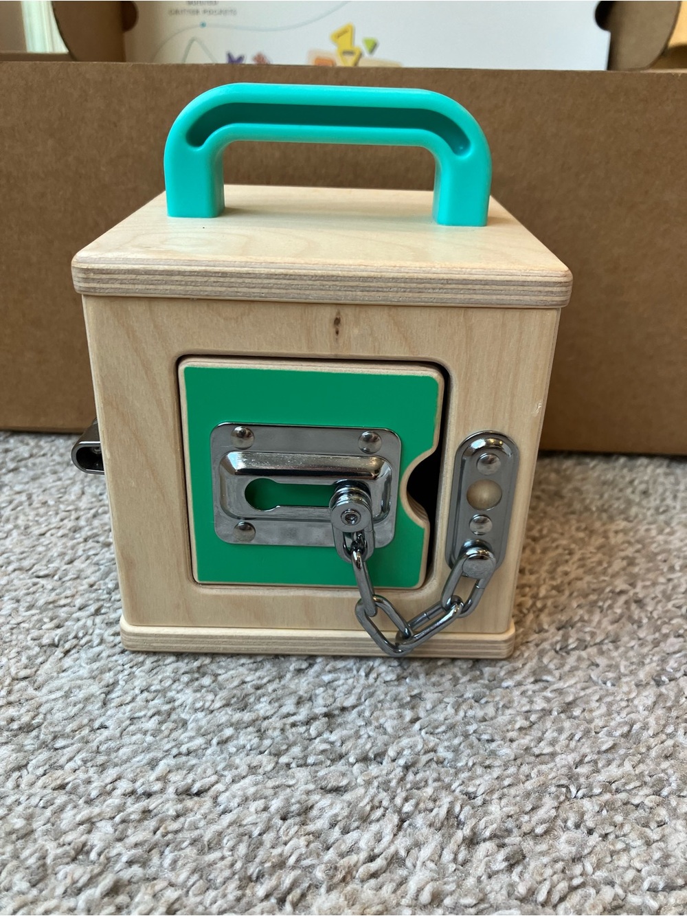 Lovevery Wooden Lockbox Realist Playkit